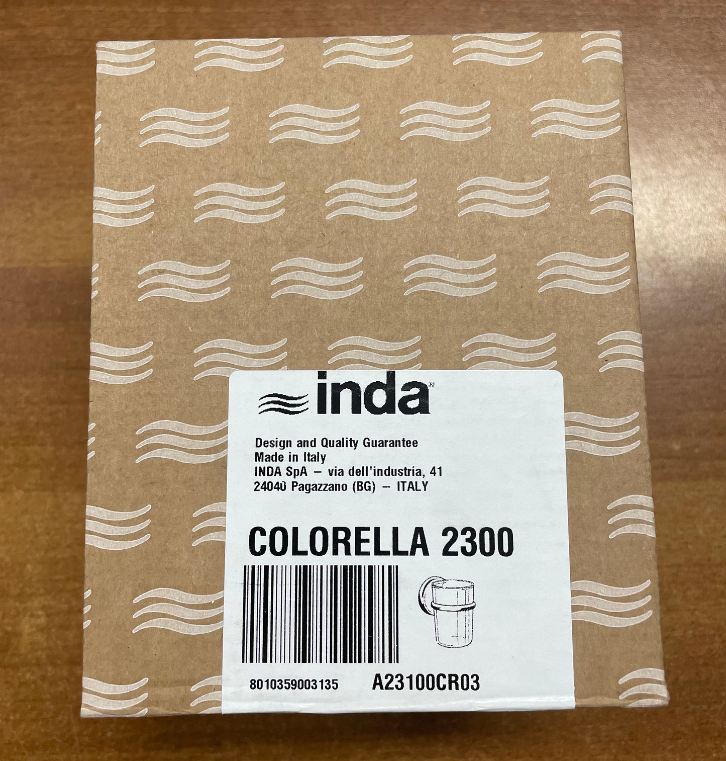 Inda porta bicchiere Colorella 2300 cromo