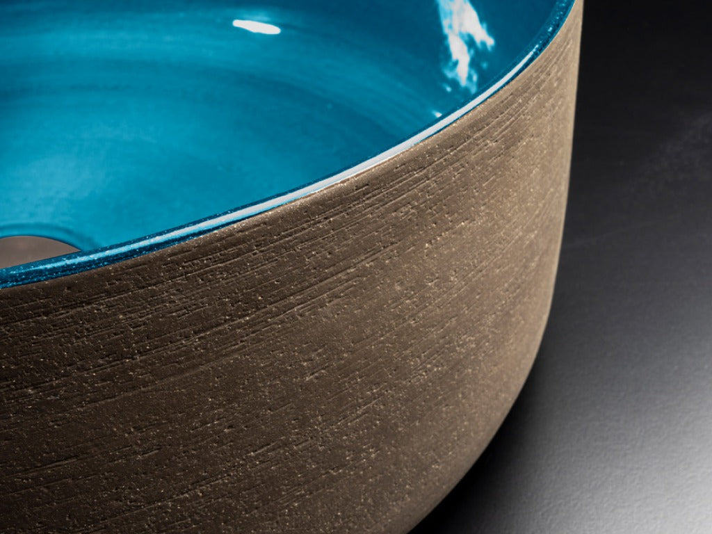 Lavabo a ciotola da appoggio Cipì BLU SARDINIA