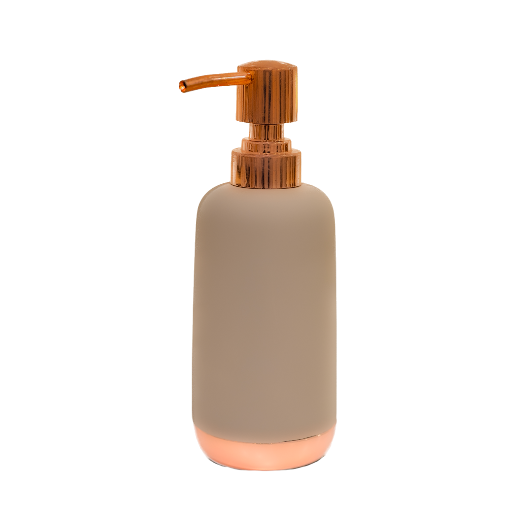 Dispenser dosa sapone cemento/rame